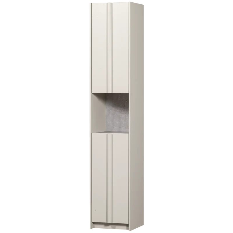 Basu schrank 40 cm kiefer dust inkl. concrete decor