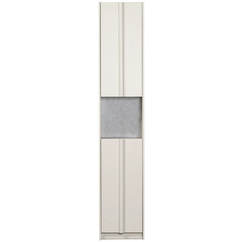 Basu schrank 40 cm kiefer dust inkl. concrete decor