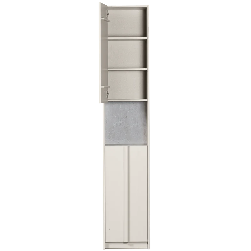 Basu schrank 40 cm kiefer dust inkl. concrete decor