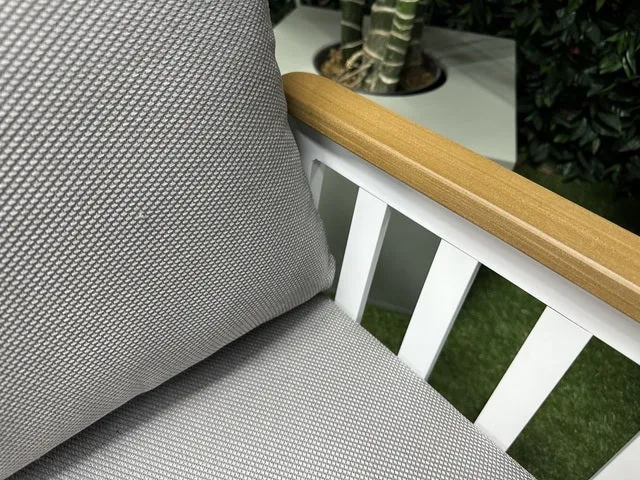 Set 4 teiliges Loungeset weiß, Loungeset weiß (AUSVERKAUFT)