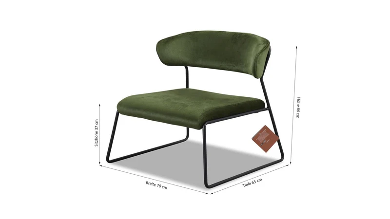 Loungsessel grün, Loungestuhl grün, Sessel grün