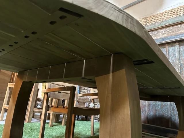 Esstisch Teak, Gartentisch Massivholz, Tisch Holz, Breite 320 cm