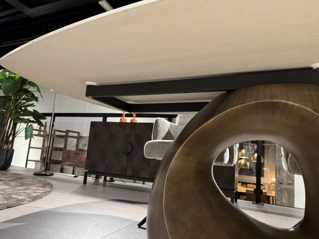 Esstisch Keramik-Tischplatte, Tisch Bronze Tischplatte Keramik, Länge 240 cm