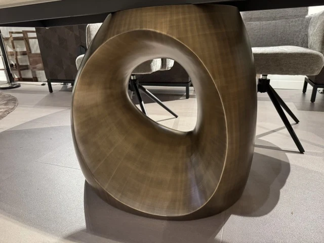 Esstisch Keramik-Tischplatte, Tisch Bronze Tischplatte Keramik, Länge 240 cm