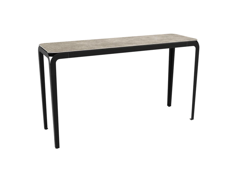 Konsole grau-taupe Keramik, Wandtisch Keramik, Konsole mir Keramikplatte, Breite 120 cm