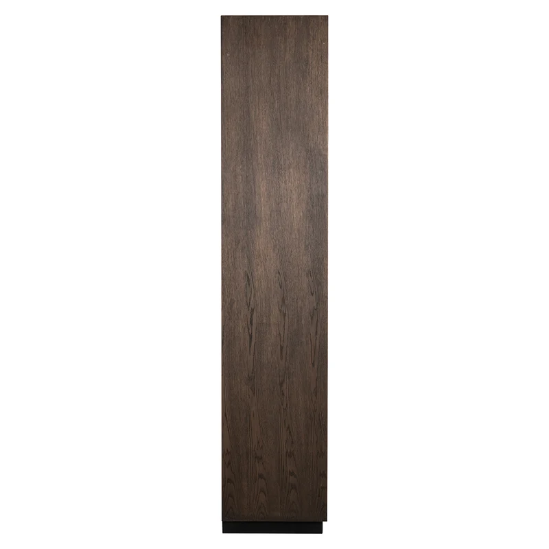Bücherschrank Eiche, Schrank Eichenholz/ Braun, Breite 220 cm