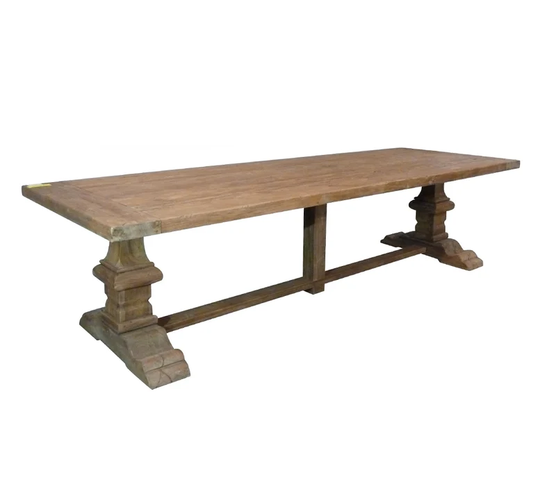 Esstisch Massivholz, Klostertisch Holz, Länge 240 cm