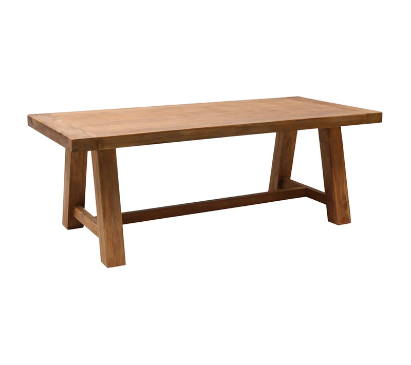 Esstisch Massivholz, Tisch Holz Landhausstil, Länge 220 cm
