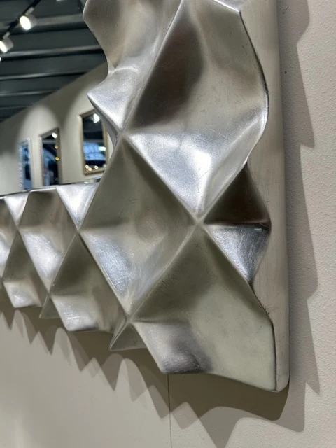 Spiegel Silber, Wandspiegel Gold, Breite 210 cm
