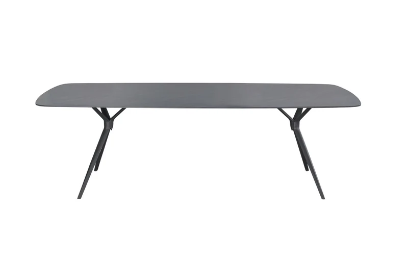 Gartentisch anthrazit, Esstisch anthrazit, Outdoortisch anthrazit, Länge 240 cm
