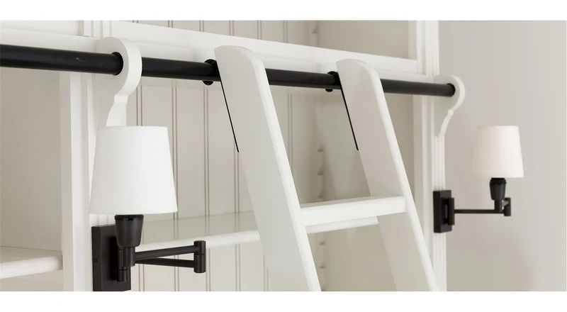Bücherschrank weiß Landhausstil, Bücherschrank klassisch mit Beleuchtung, Breite 218 cm