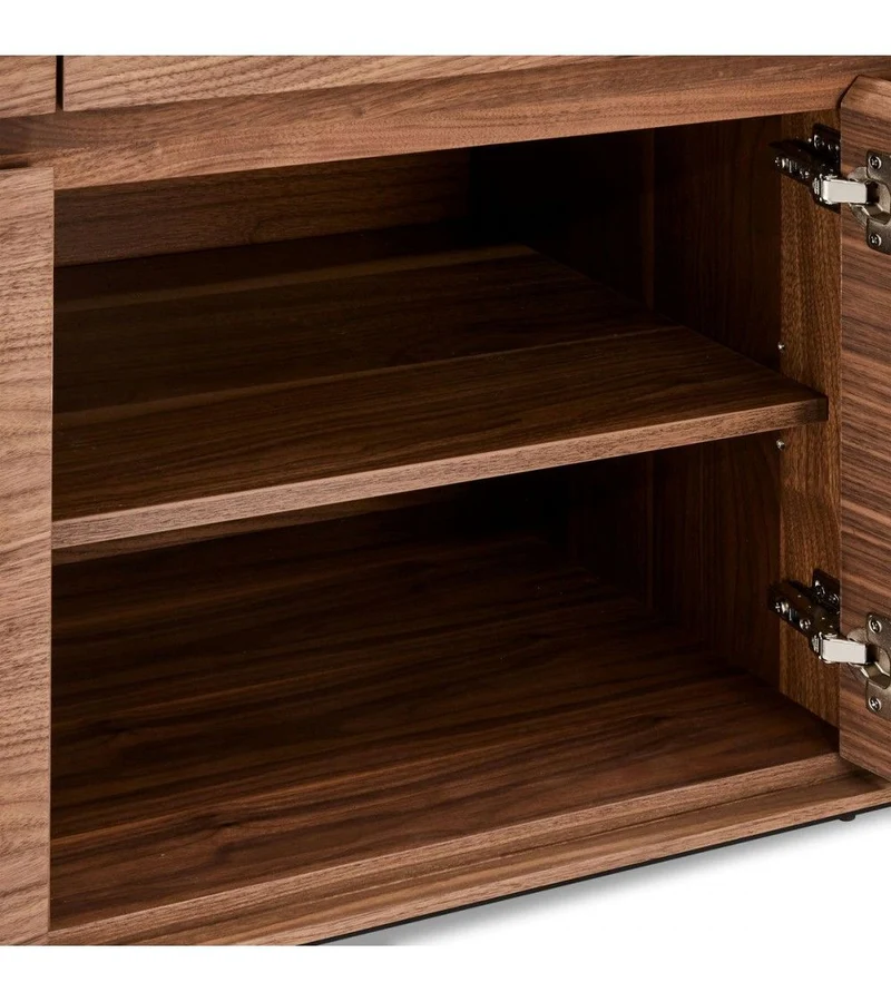 Sideboard Walnuss Anrichte Walnuss braun, Breite 205 cm