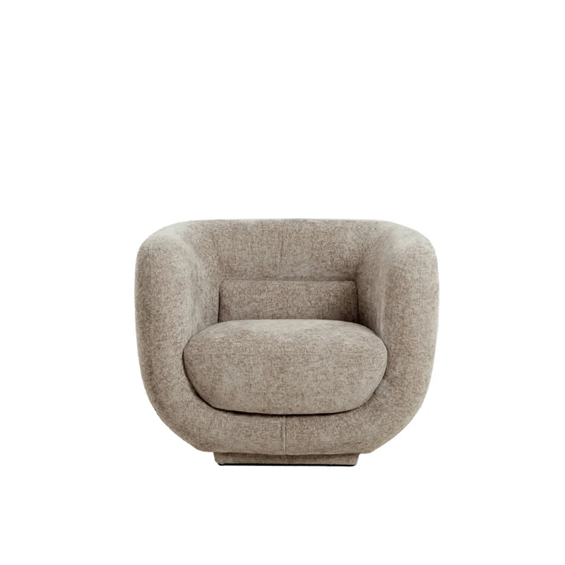 Sessel beige, Sessel braun