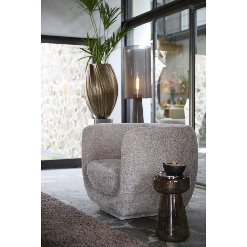 Sessel beige, Sessel braun