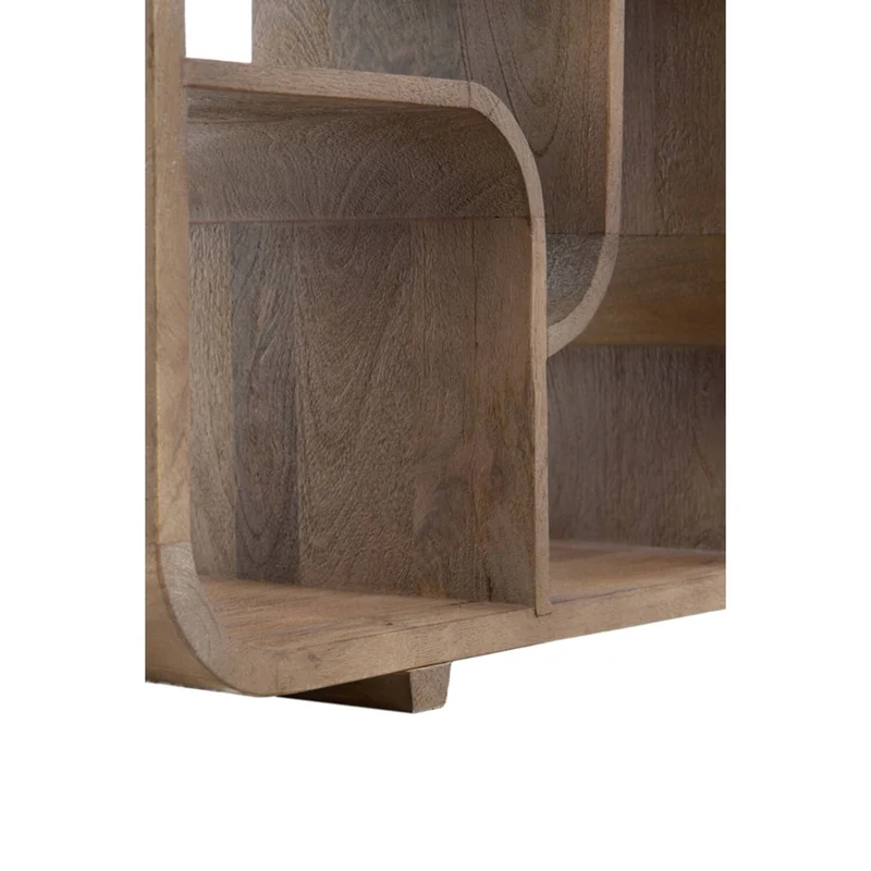 Regal braun Holz, Holzregal braun, Breite 100 cm