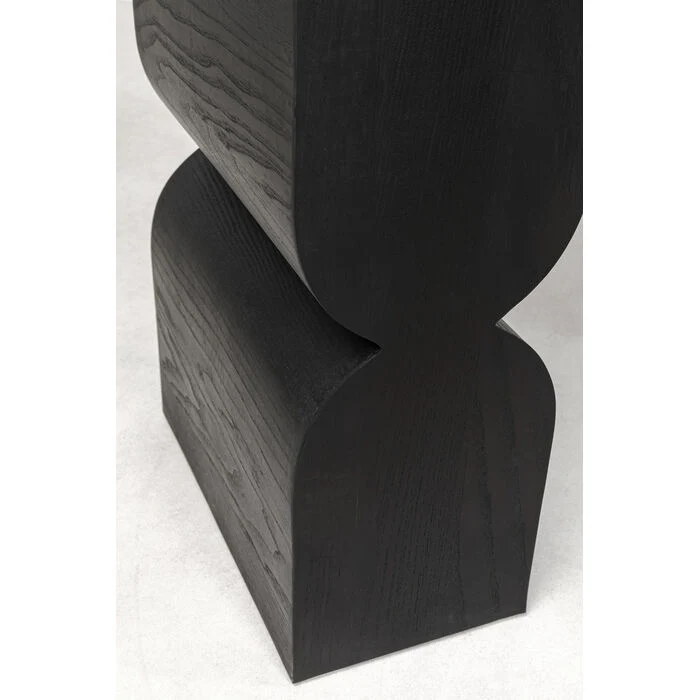 Konsole schwarz, Wandtisch schwarz, Breite 120 cm