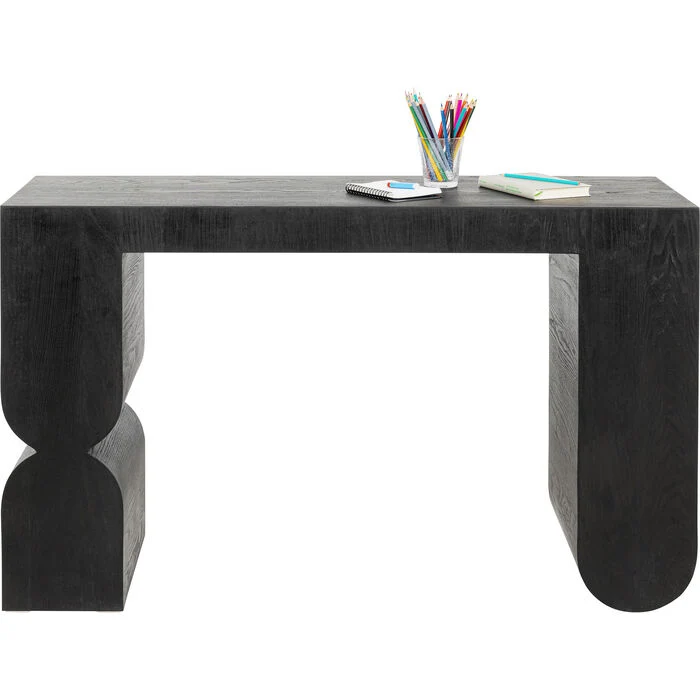 Konsole schwarz, Wandtisch schwarz, Breite 120 cm