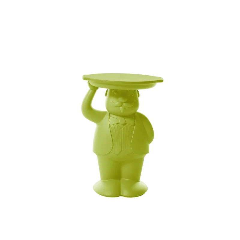 Garten-Beistelltisch grün, Beistelltisch grün Kunststoff, Höhe 60 cm