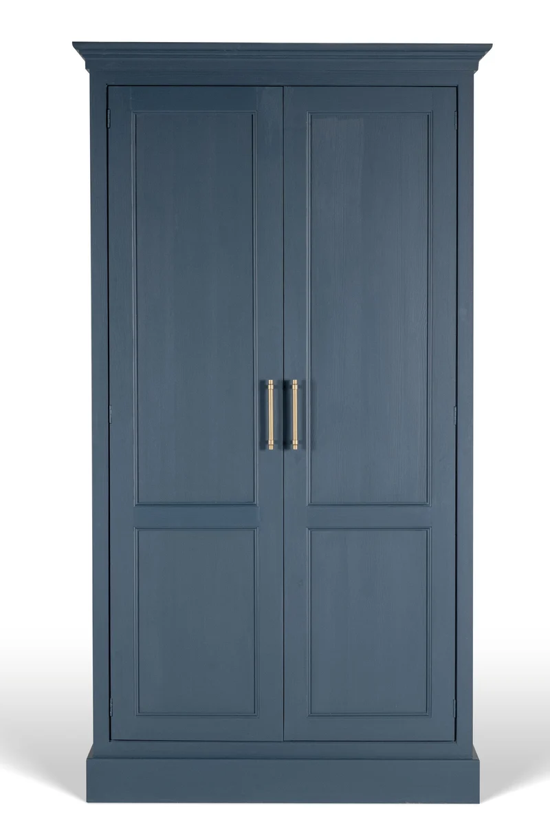 Schrank anthrazit aus Massivholz, Allzweckschrank anthrazit. Breite 120 cm
