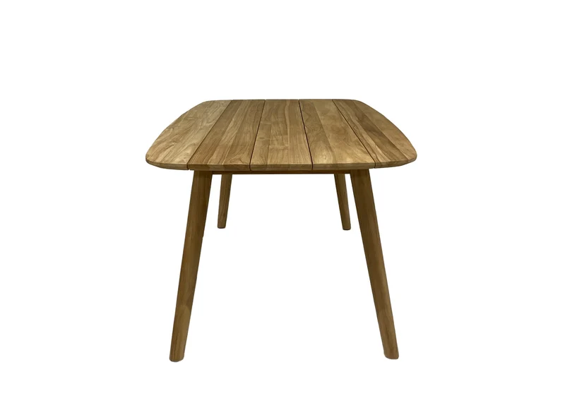 Gartentisch Teakholz Naturholz, Gartentisch outdoor Farbe Naturholz, Länge 180 cm