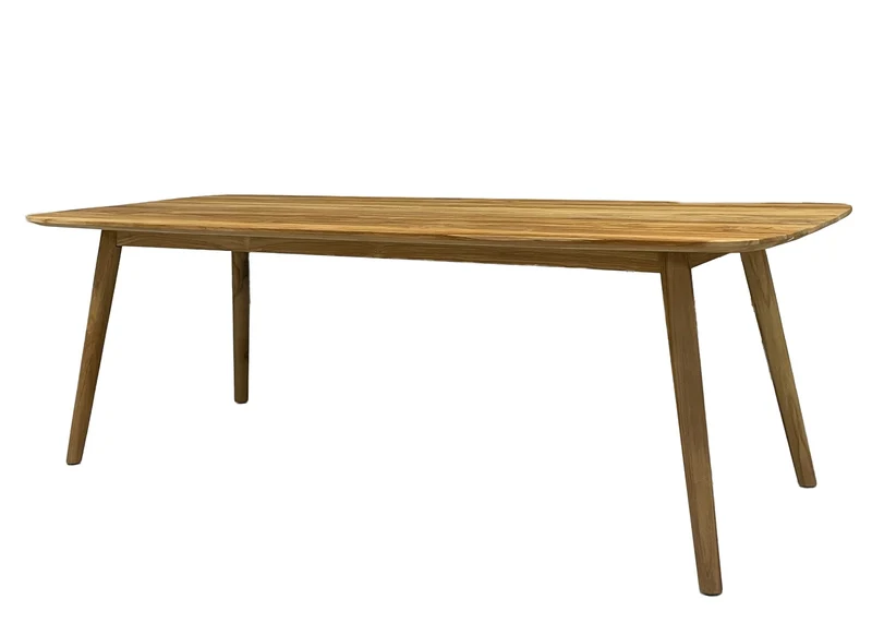 Gartentisch Teakholz Naturholz, Gartentisch outdoor Farbe Naturholz, Länge 240 cm
