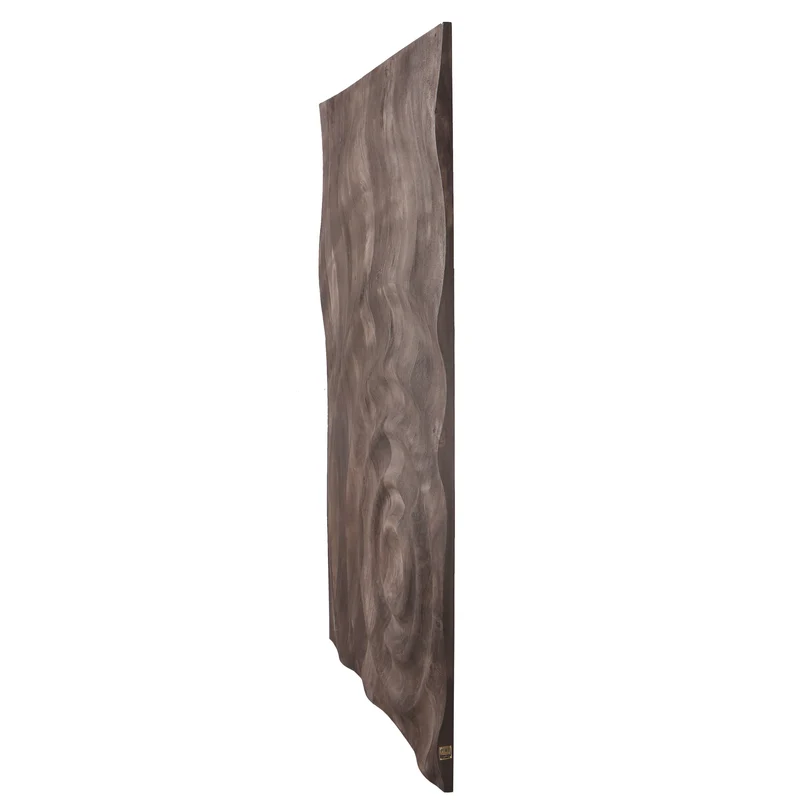Wandpanel braun Holz, Wandbild Farbe braun, Maße 100x130 cm