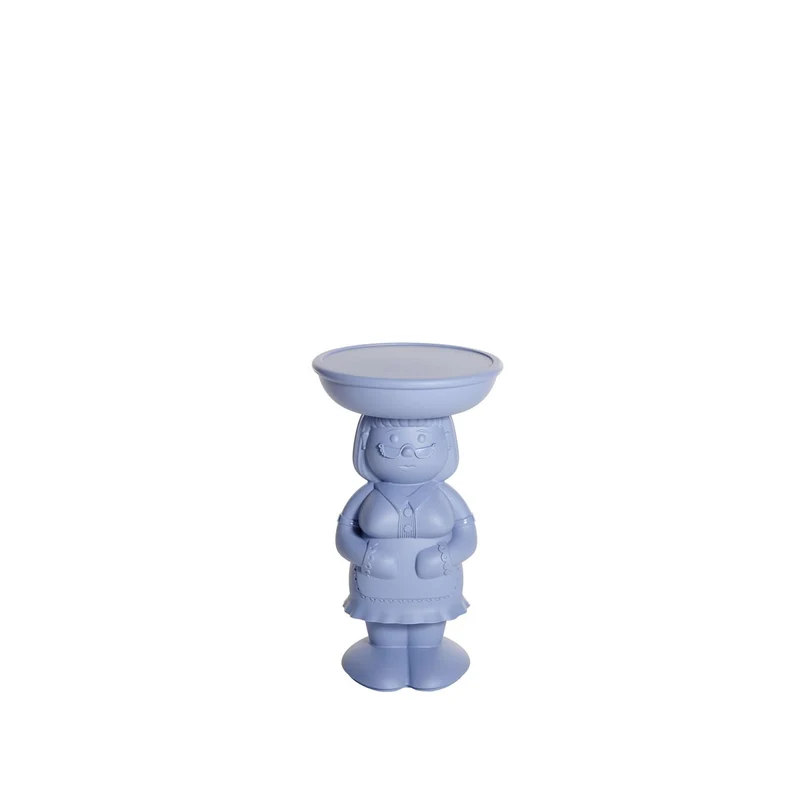 Garten-Beistelltisch blau, Beistelltisch blau Kunststoff, Höhe 60 cm