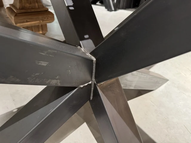 Tischbeine Spider Metall, Tischgestell Metall, Tischfuß Metall, Breite 150 cm