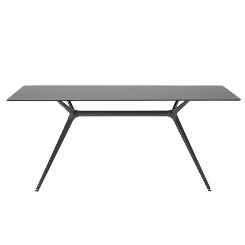 Bürotisch anthrazit, Tisch anthrazit, Esstisch rechteckig anthrazit, Länge 160 cm