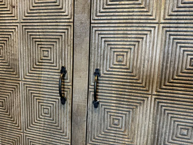 Kleiderschrank Massivholz, Schrank Holz, Breite 100 cm