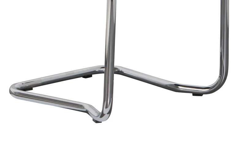 Stuhl grau stapelbar, Freischwinger Stuhl Cord-Stoff