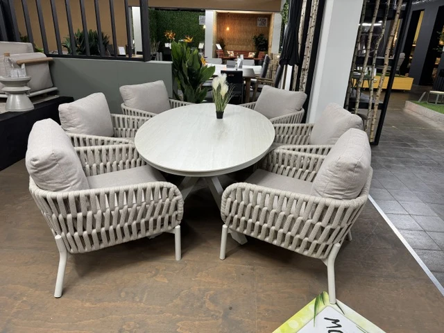 Gartensessel beige-taupe