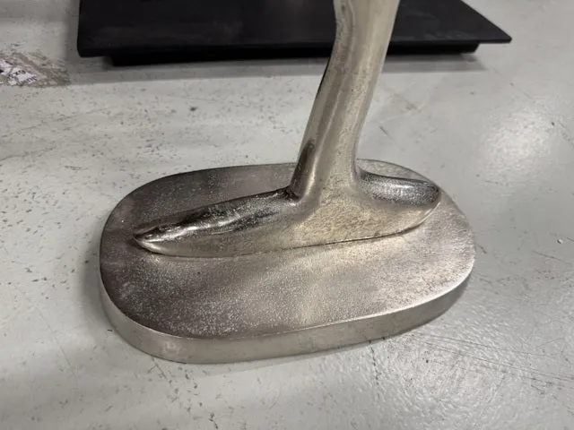Dekobaum Silber, Baum aus Aluminium Dekoration, Höhe 75 cm