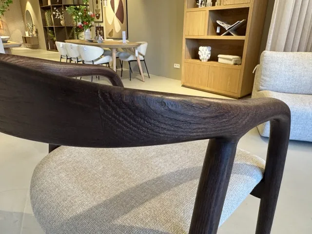 Barstuhl braun Holz-Gestell, Sitzhöhe 65 cm