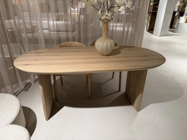 Esstisch Eiche Farbe Naturholz, Länge 180 cm