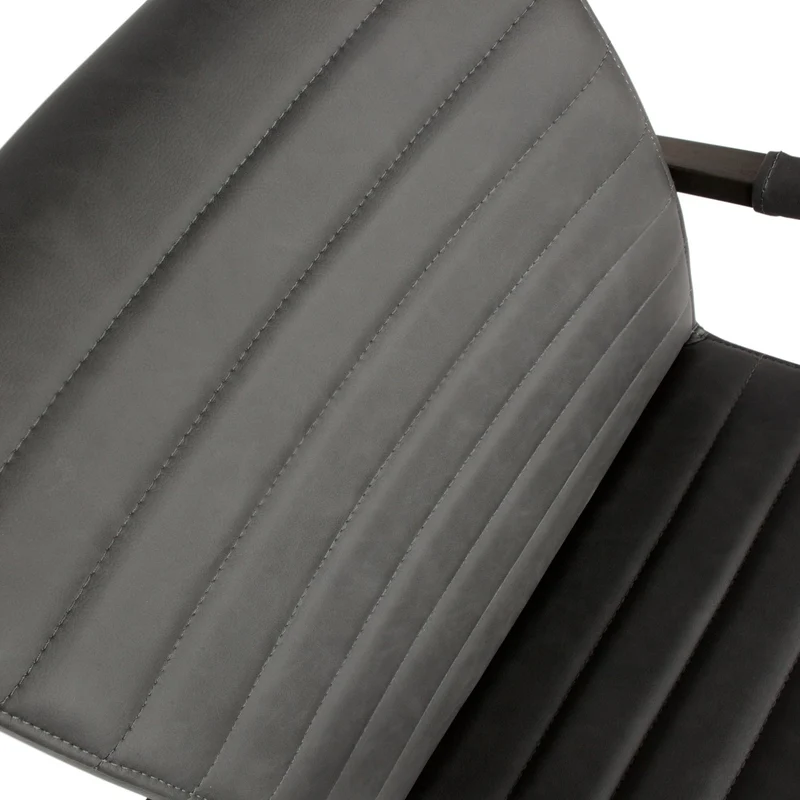 Freischwinger schwarz, Stuhl schwarz mit Armlehne