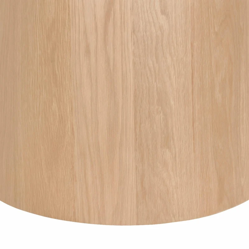 Esstisch rund Eiche furniert , runder Tisch Eiche-Natur Farbe, Durchmesser 130 cm