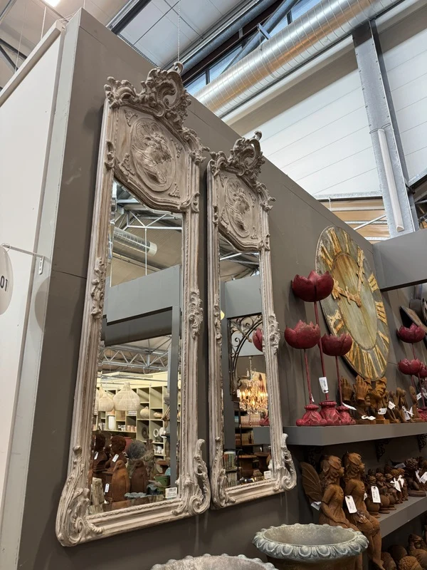 Spiegel Antikoptik, Wandspiegel Antik-Klassik , Höhe 180 cm