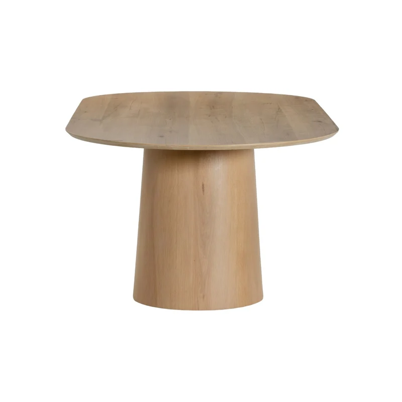 Esstisch oval Eiche furniert , ovaler Tisch Eiche-Natur Farbe, Länge 230 cm