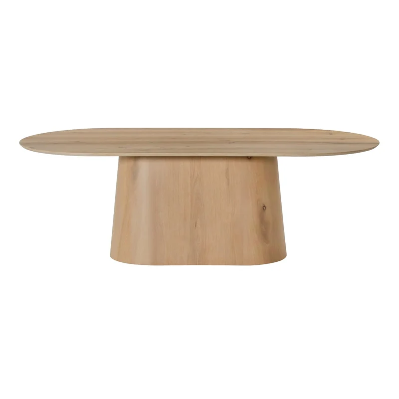 Esstisch oval Eiche furniert , ovaler Tisch Eiche-Natur Farbe, Länge 230 cm