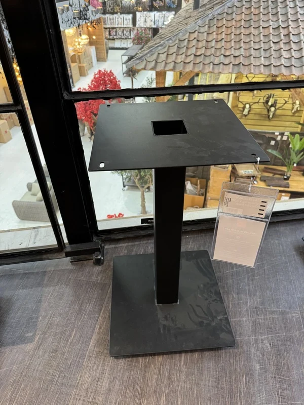 Bistrotischfuß schwarz, Tischgestell schwarz, Höhe 72 cm