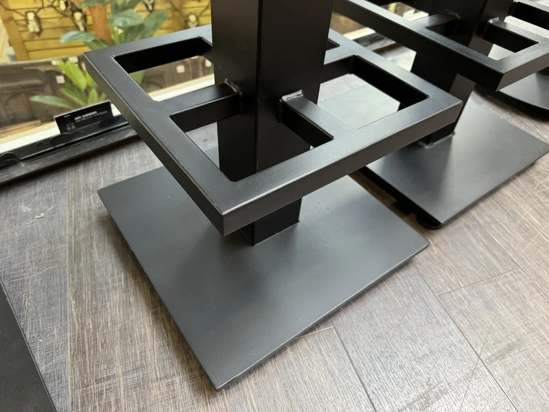 Bartischfuß schwarz, Bartischgestell schwarz, Höhe 96 cm