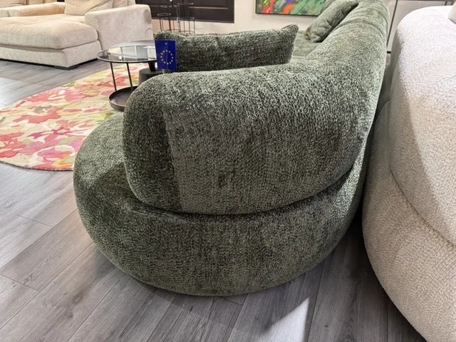 Sofa grün, Sitzsofa grün, Breite 370 cm