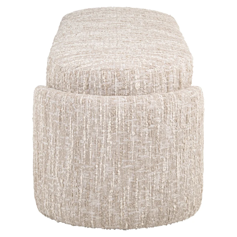 Sitzbank beige, Schlafzimmerbank beige, Breite 150 cm