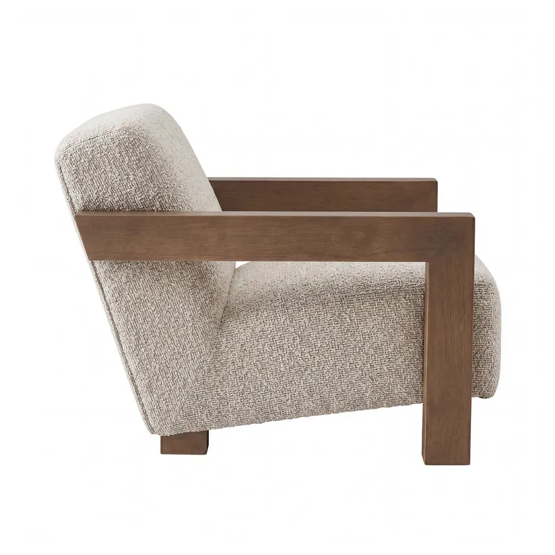 Sessel creme-beige, Lounge-Sessel creme, Breite 76 cm