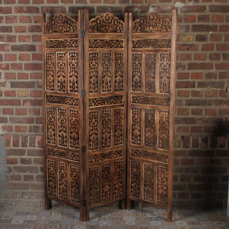 Holz Paravent Firdaus