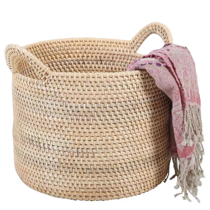 Rattan Korb Elie Natur mit Henkel