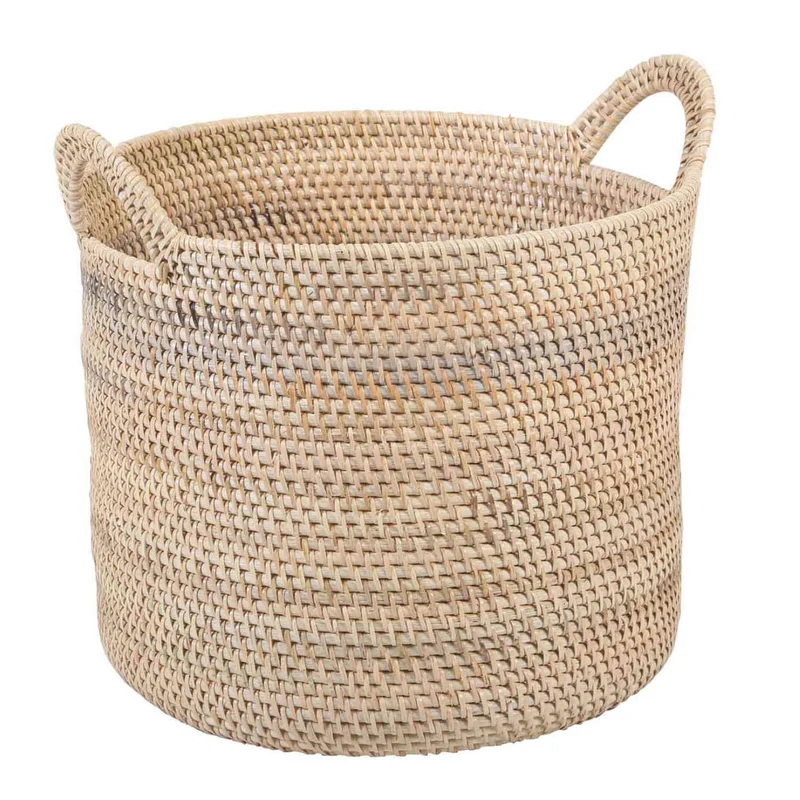 Rattan Korb Elie Natur mit Henkel