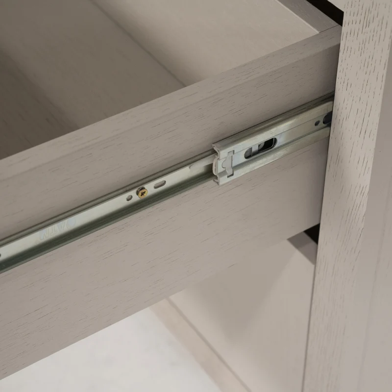 Wohnzimmerschrank beige-taupe Eiche furniert, Schrank taupe mit zwei Türen, Bücherregal taupe Holz Eiche furniert, Breite 150 cm