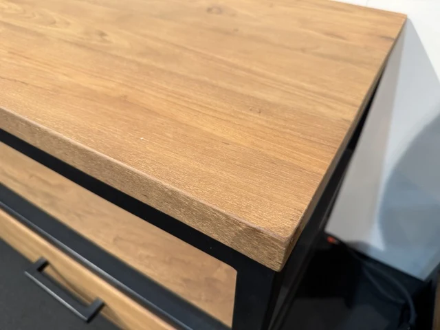TV Schrank Teak, Fernsehschrank Massivholz Teak, Breite 120 cm